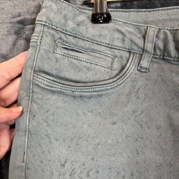 Comptoir des Cotonniers The Jeans Limited Edition Denim Teal Marled Size Medium - Picture 3 of 11